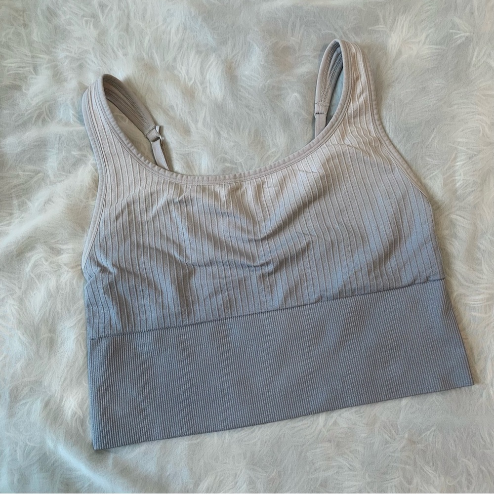 PINK VS Active Ribbed Ombré Bralette